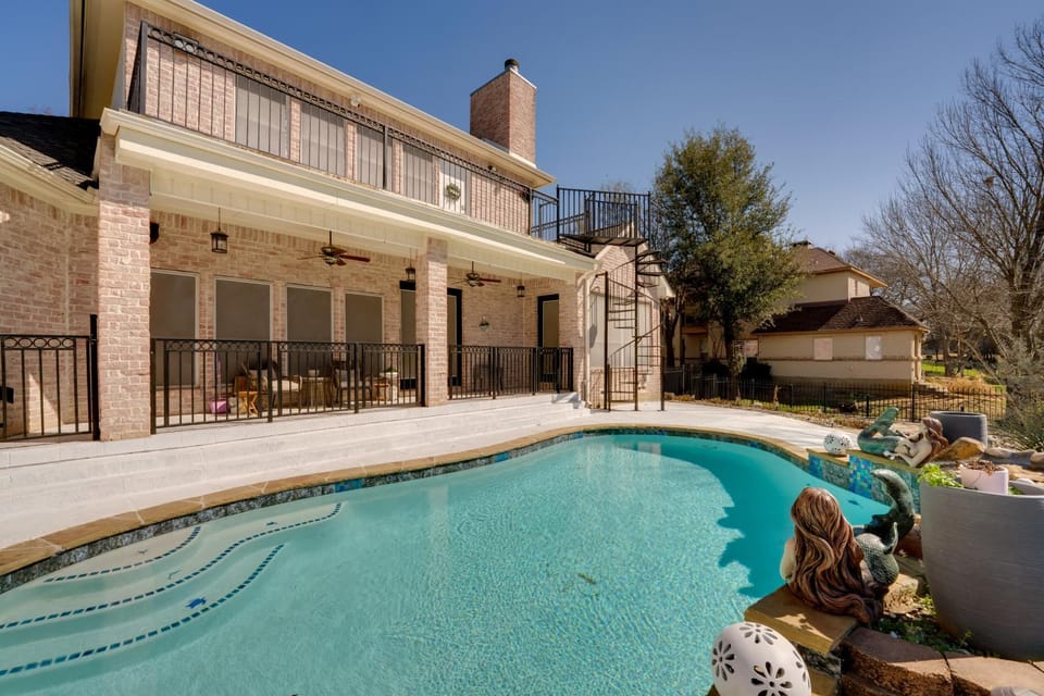 Near Joe Pool Lake! Luxe Getaway w/ Shared Pool House in Grand Prairie