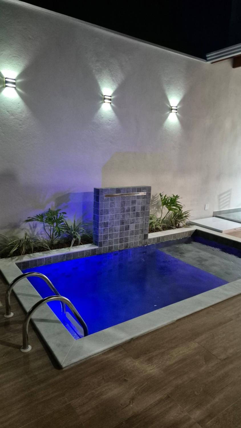 Night, Swimming pool