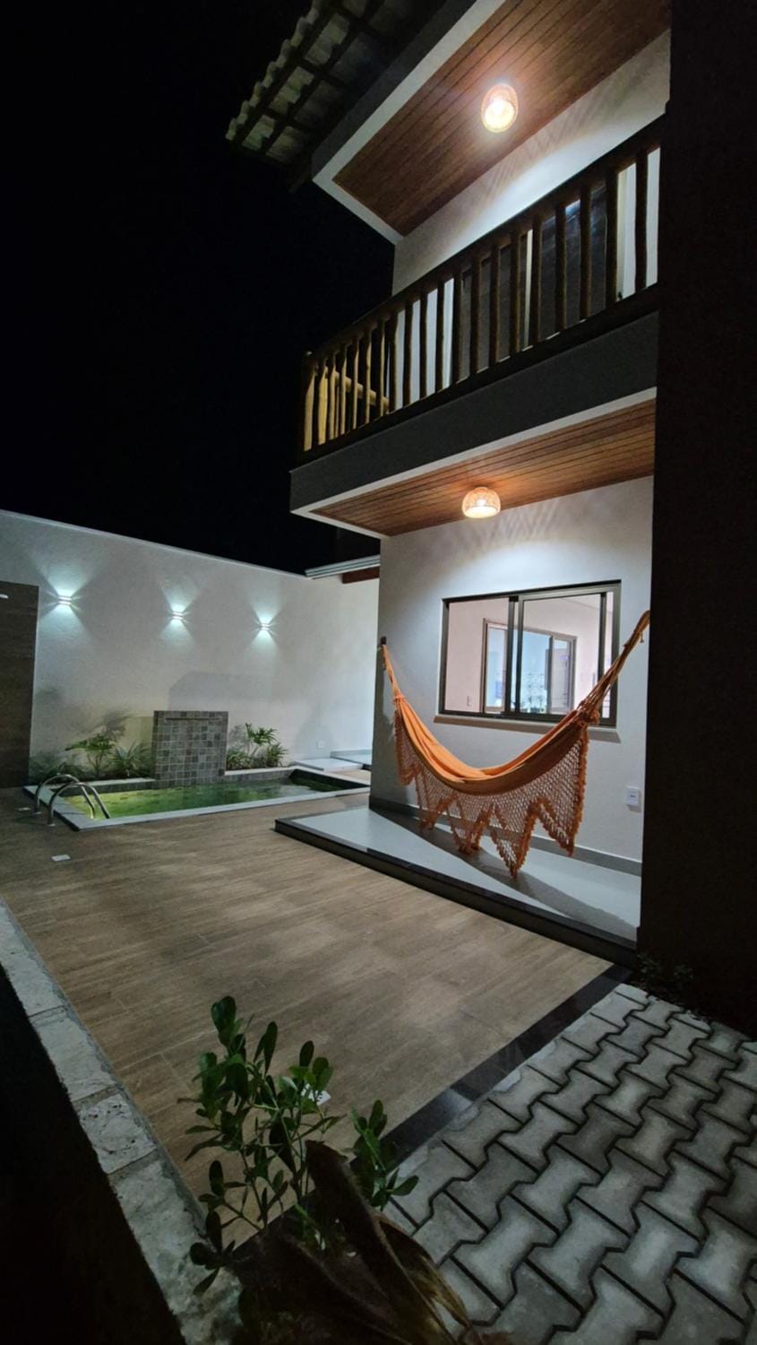 Casa Sol com piscina e 2 suítes com ar condicionado, pertinho da praia House in State of Bahia