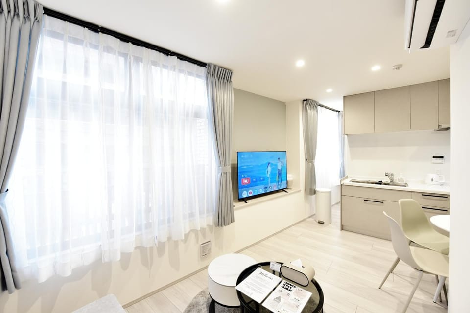 Room 202 Spacious 2LDK,15min to Dotonbori,Group Friendly,WiFi Apartment in Osaka