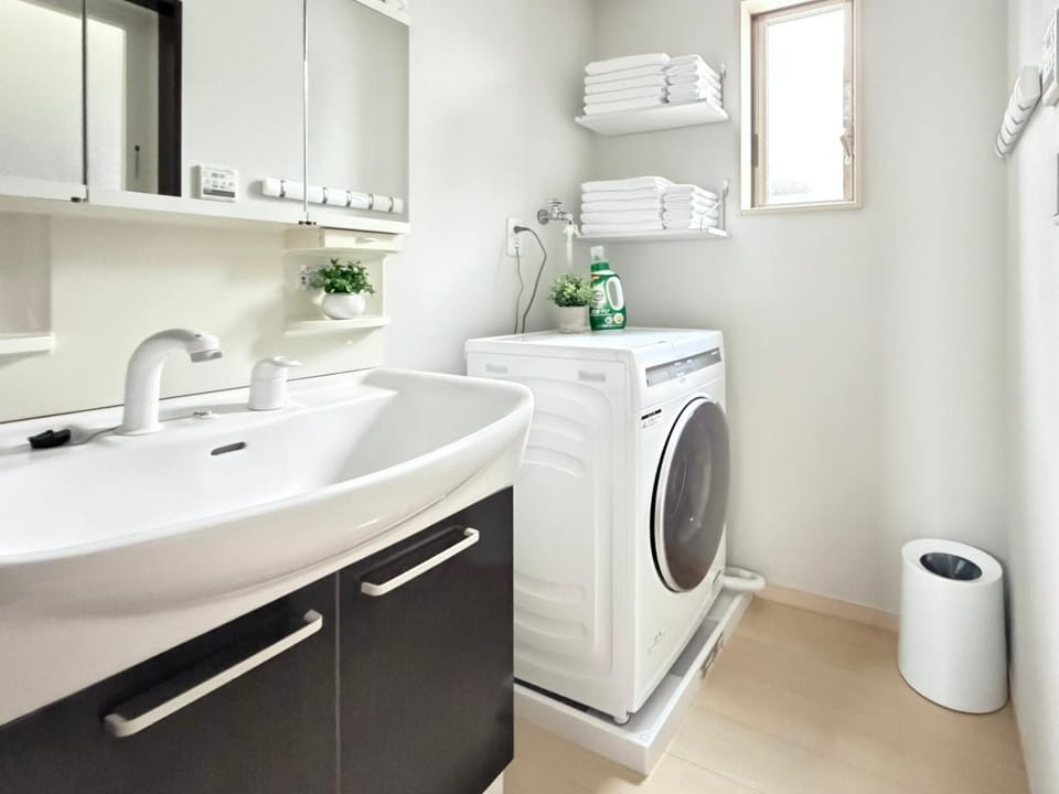 towels, washing machine
