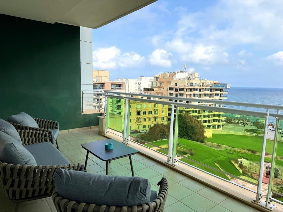 Modern Seafront 2BR w/Pool by ArcoCollection Apartment in Sliema