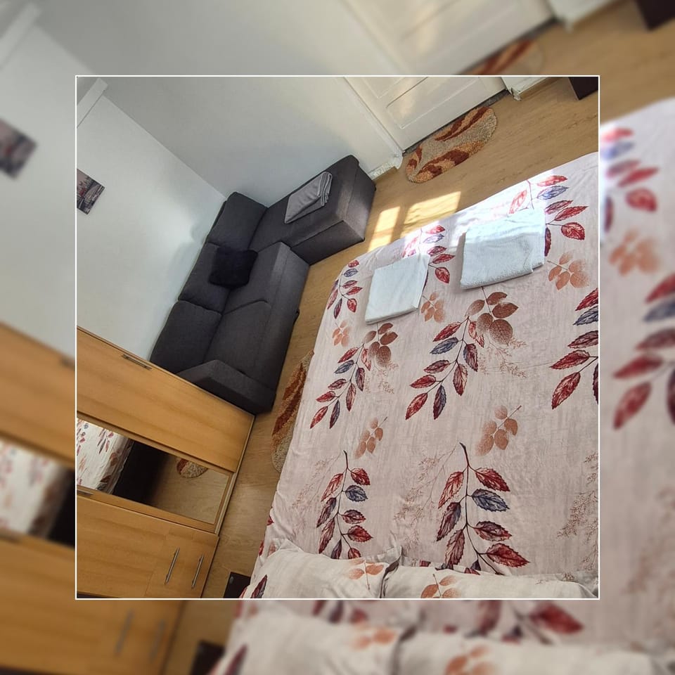 Bed, cot, wardrobe