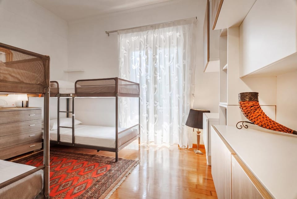 Bed, Photo of the whole room, Bedroom, bunk bed