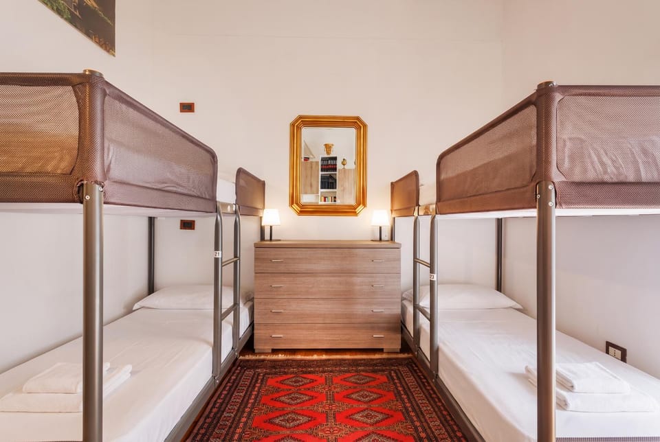 Bed, Photo of the whole room, Bedroom, bunk bed, wardrobe