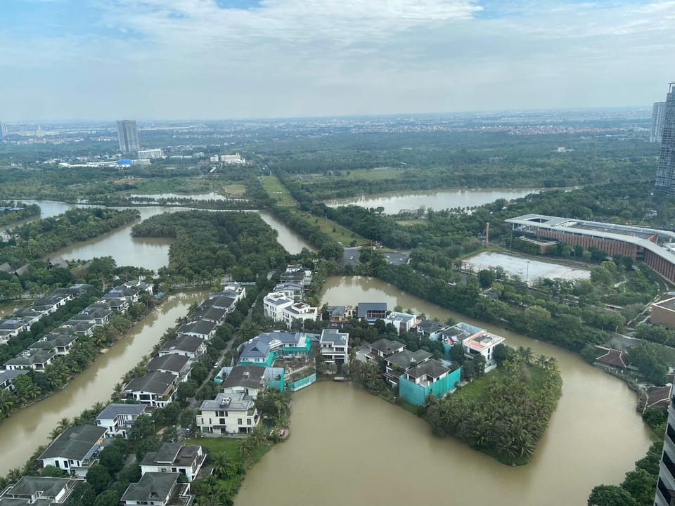 Natural landscape, Bird's eye view, Lake view, River view
