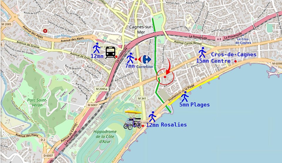 Charmant Studio 400m de la mer Apartment in Cagnes-sur-Mer