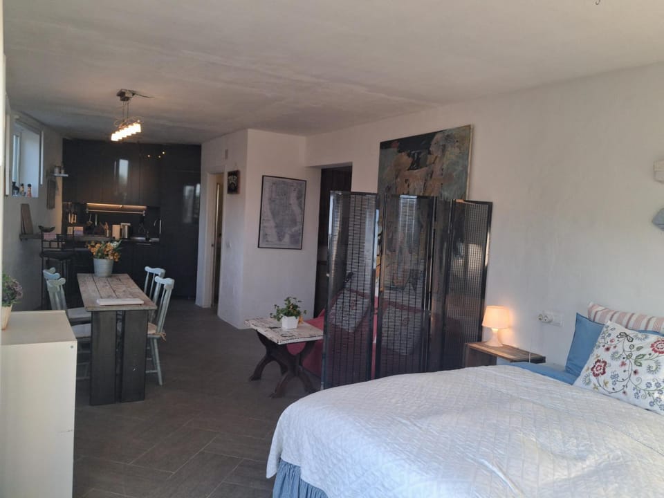 Studio in Finca Molino in Almayate with Pool, Sea Views, Family Touch & Dog Madness Apartment in Axarquía