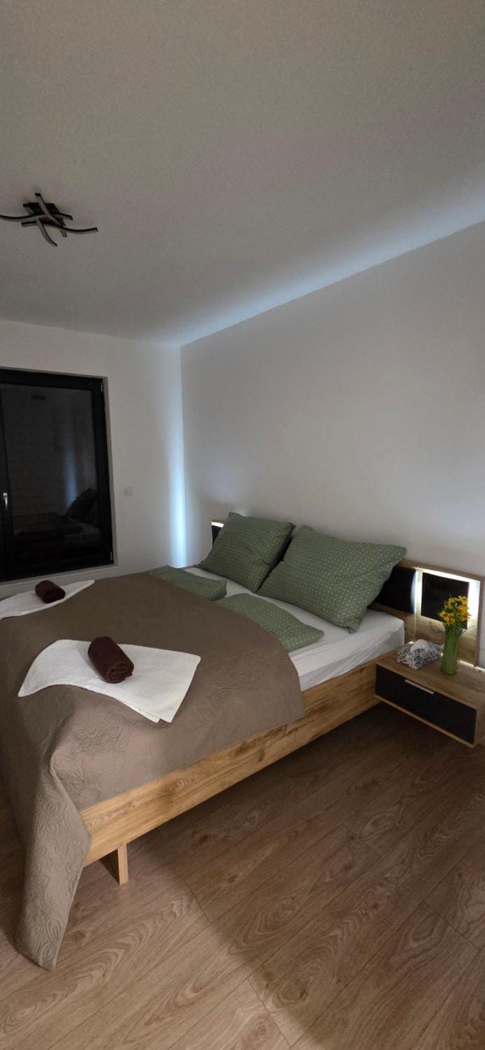 Haas Apartments Tower, 2 bedrooms, balcony and parking Apartment in Brno