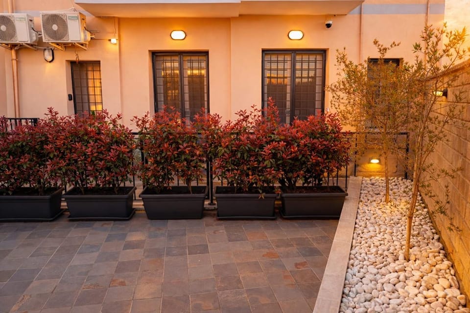 Property building, Garden