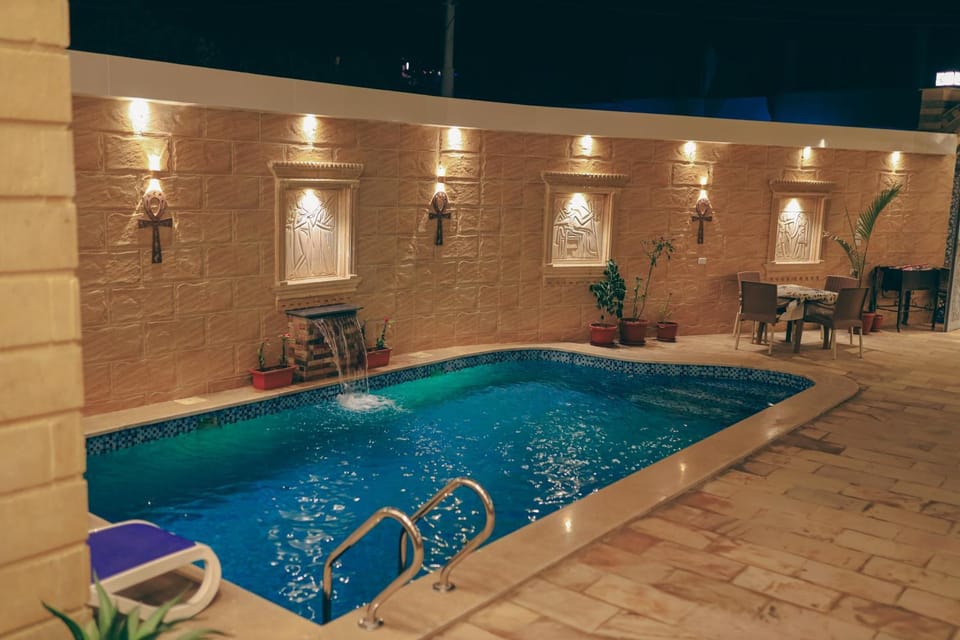 Night, Swimming pool