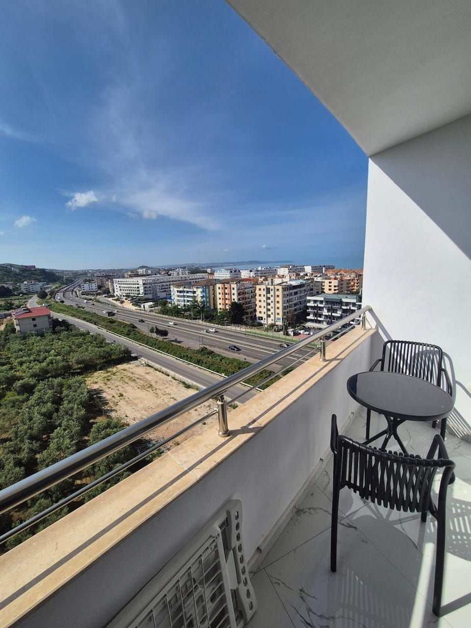 Cozy Sea View Studio 3 min walk to Beach Promenade Apartment in Tirana County, Albania