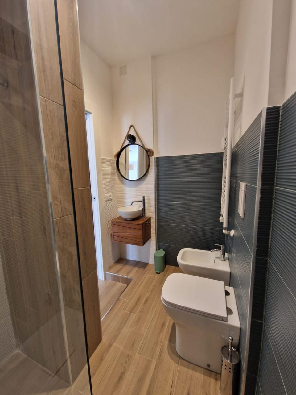 Shower, bidet, hair dryier