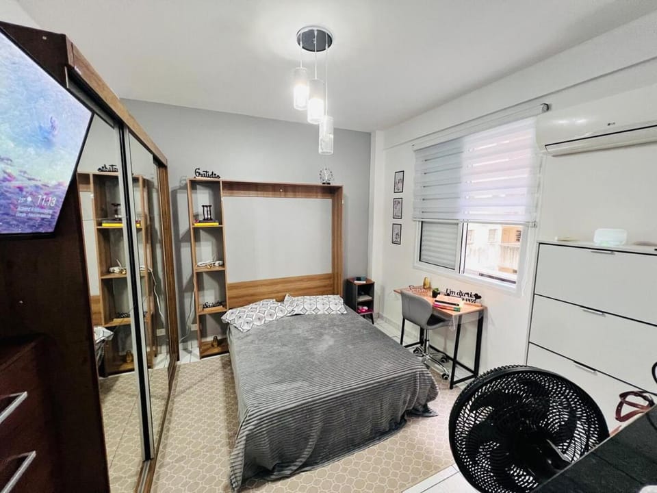 Kitnet mobiliado pé na areia Apartment in Santos