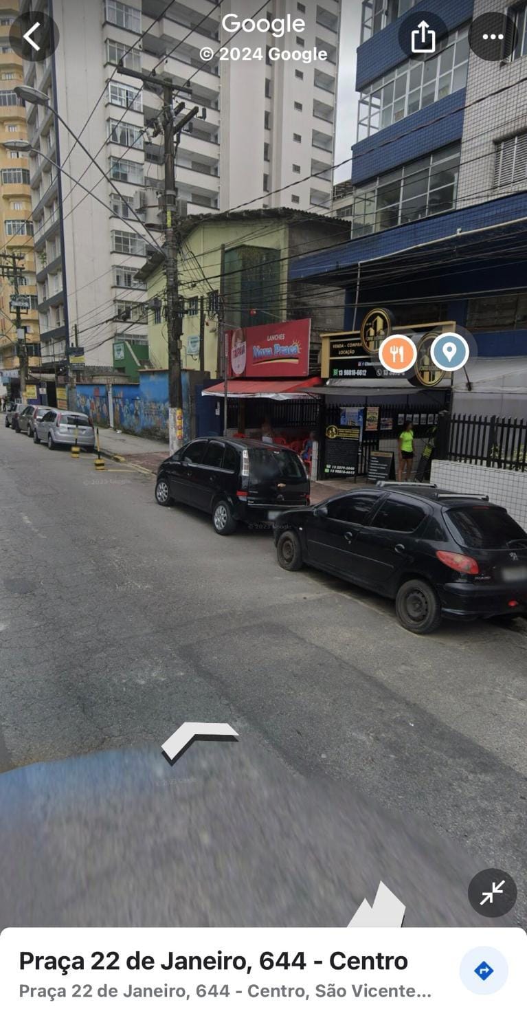 Kitnet mobiliado pé na areia Apartment in Santos