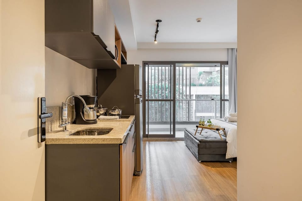 2002 Studio completo no Brooklin c/Ar Cond Apartment in Sao Paulo City