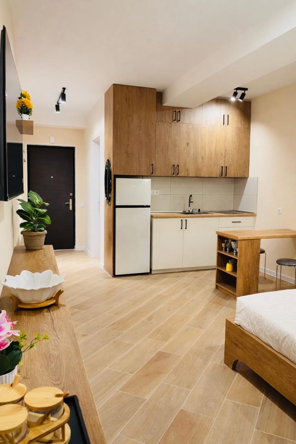 Kitchen or kitchenette, Living room, Dining area, kitchen