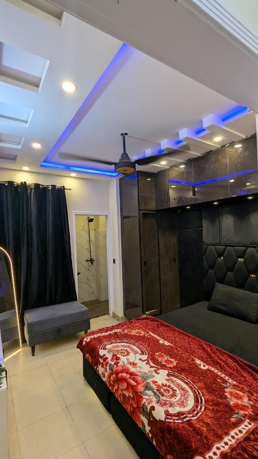 Black Velvet Apartment by MZ Heights Apartment in Lahore