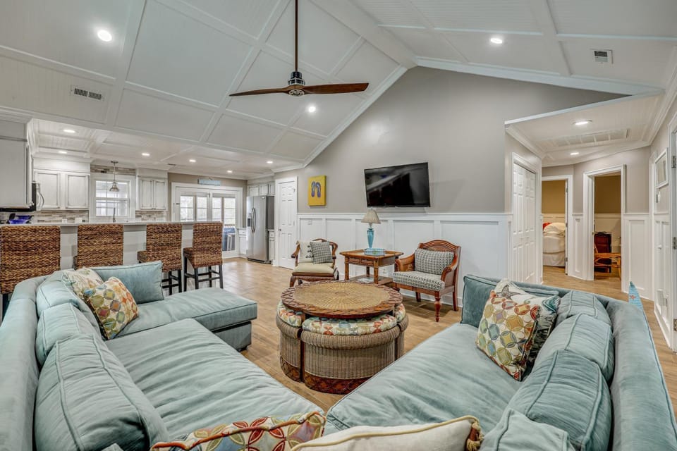 Walk to Beach & Parks! Coastal Haven in Oak Island House in Oak Island
