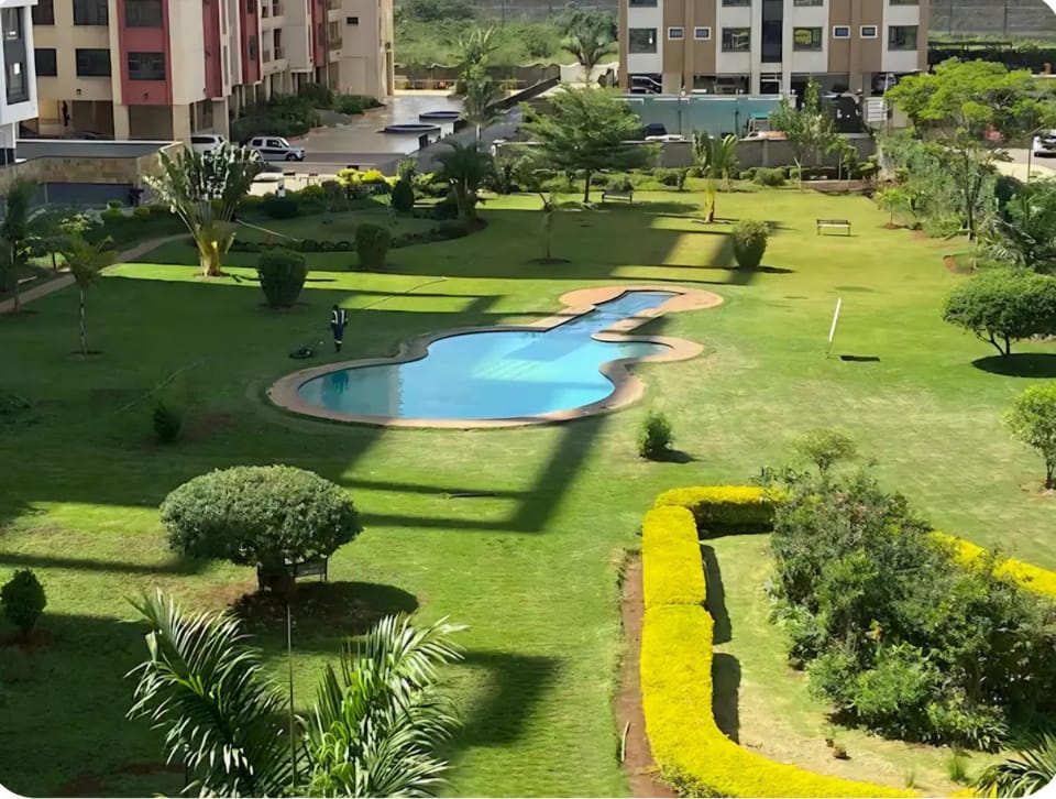 The Ruby Residence 2 Bedroom, 10 Min to JKIA,with a Pool opp Eka Hotel,Mombasa rd next to Nextgen Mall,Close to Olesereni Apartment in Nairobi County