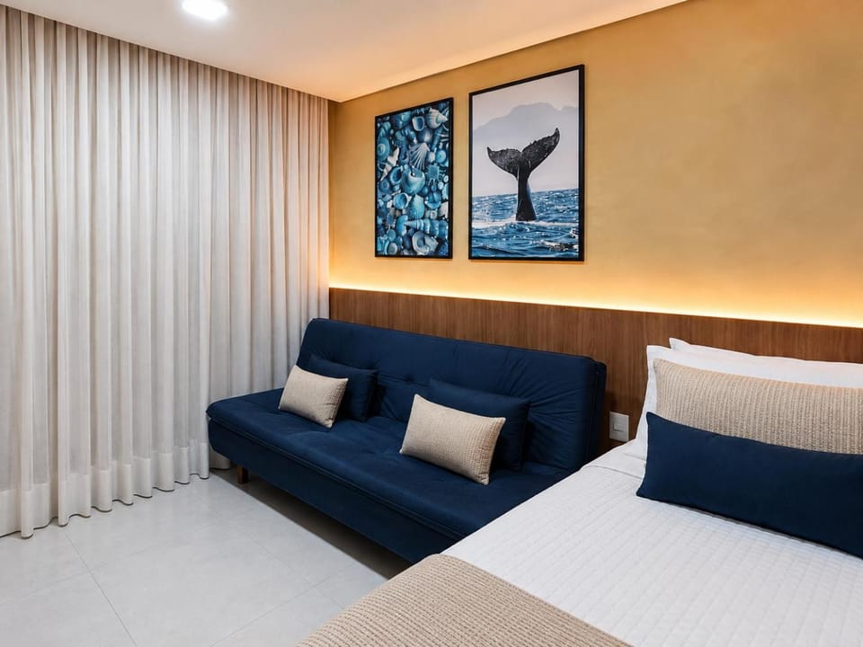 Bed, Living room, Photo of the whole room, Seating area, Bedroom