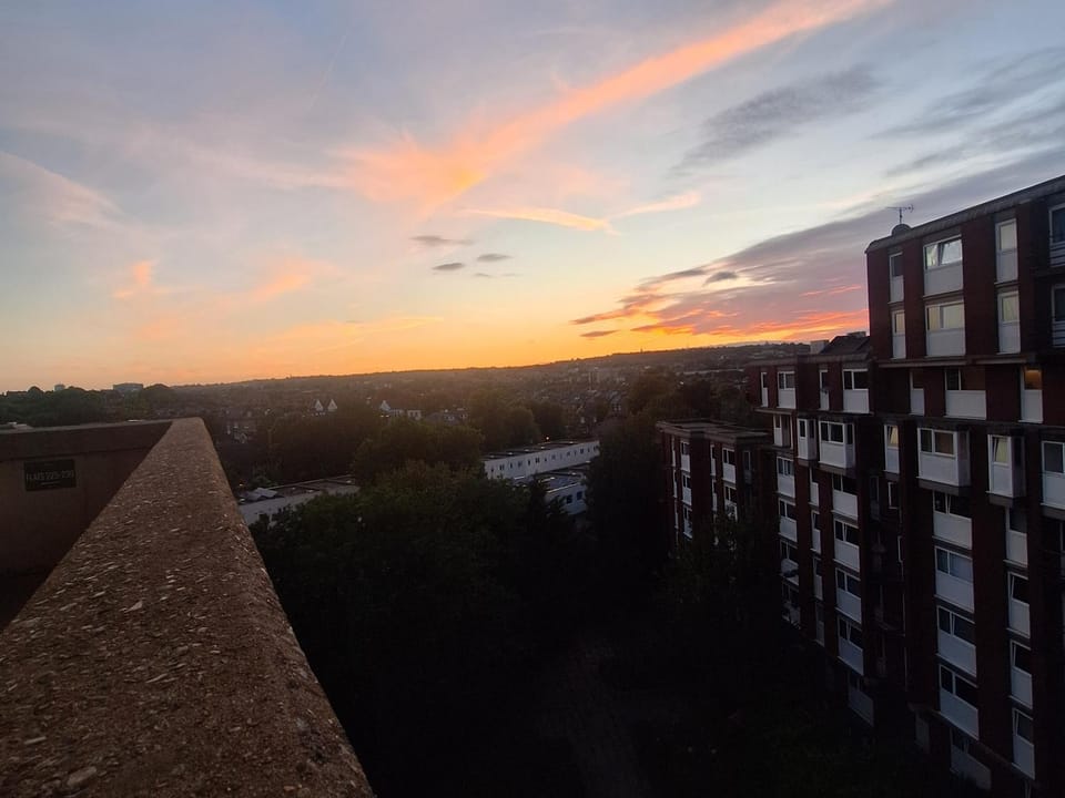 City view, Sunset