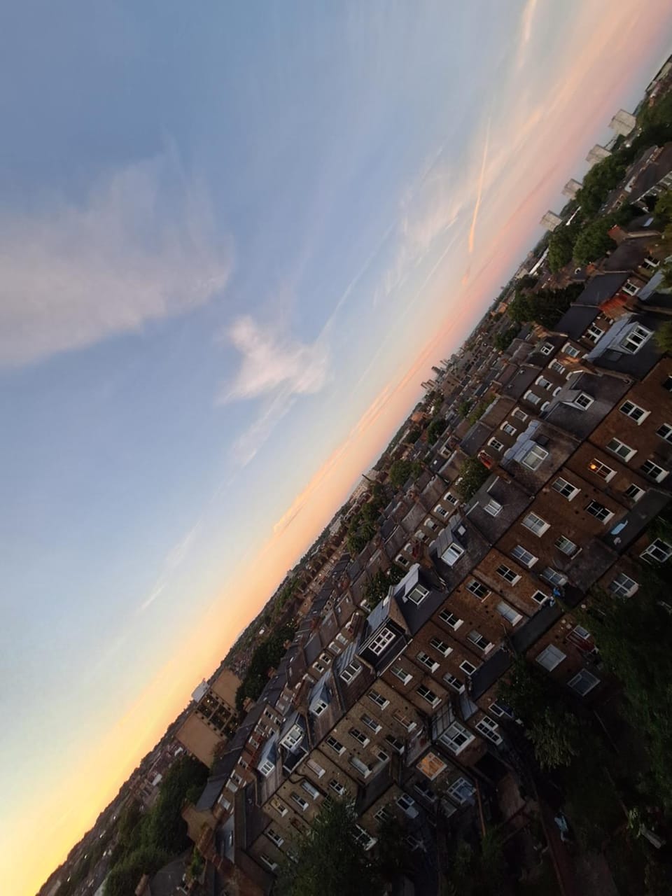 City view, Location, Sunset