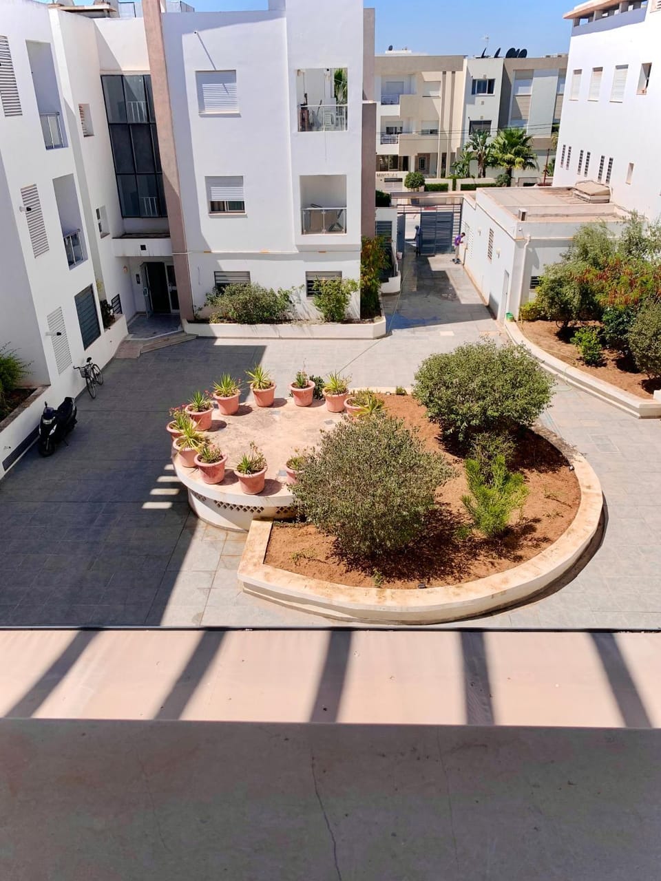 Property building, Patio