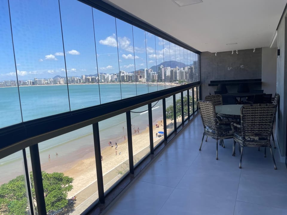 Patio, Natural landscape, View (from property/room), Dining area, Beach, Sea view, Sea view