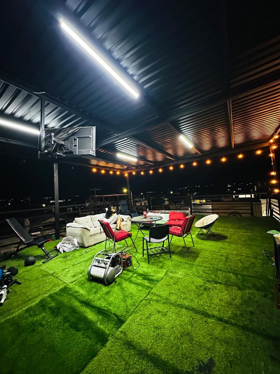 Night, Living room