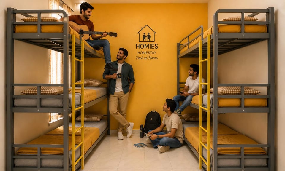 People, Bedroom, group of guests, bunk bed