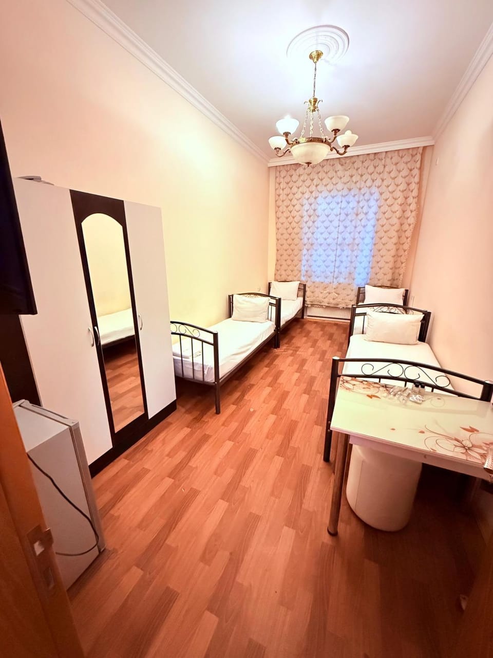 Bed, Bedroom, hair dresser, wardrobe