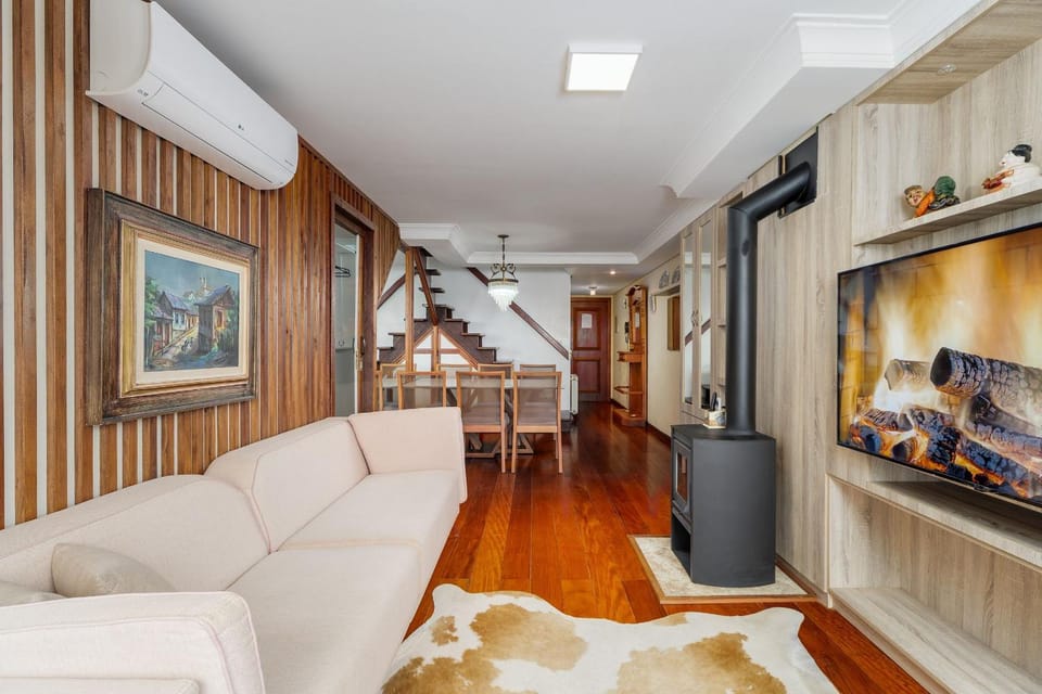Duplex 3 dorm bem no Centro by Achei Gramado Apartment in Gramado