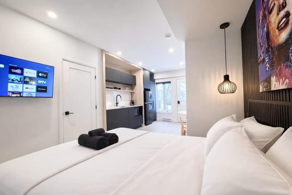 Studio 5 La Monroe Clim 5 min centre-ville Apartment in Quebec City