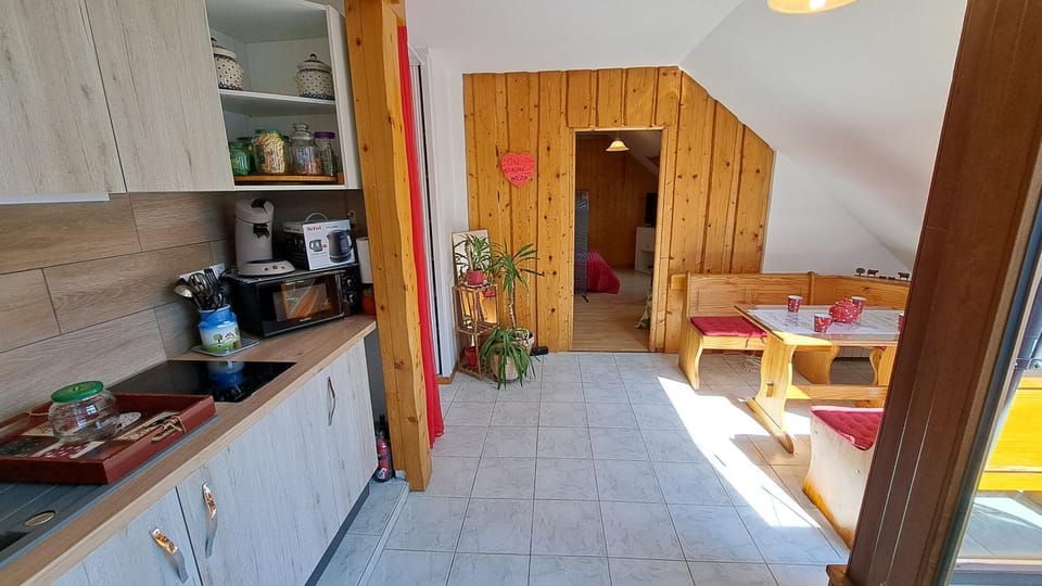 Kitchen or kitchenette, Dining area