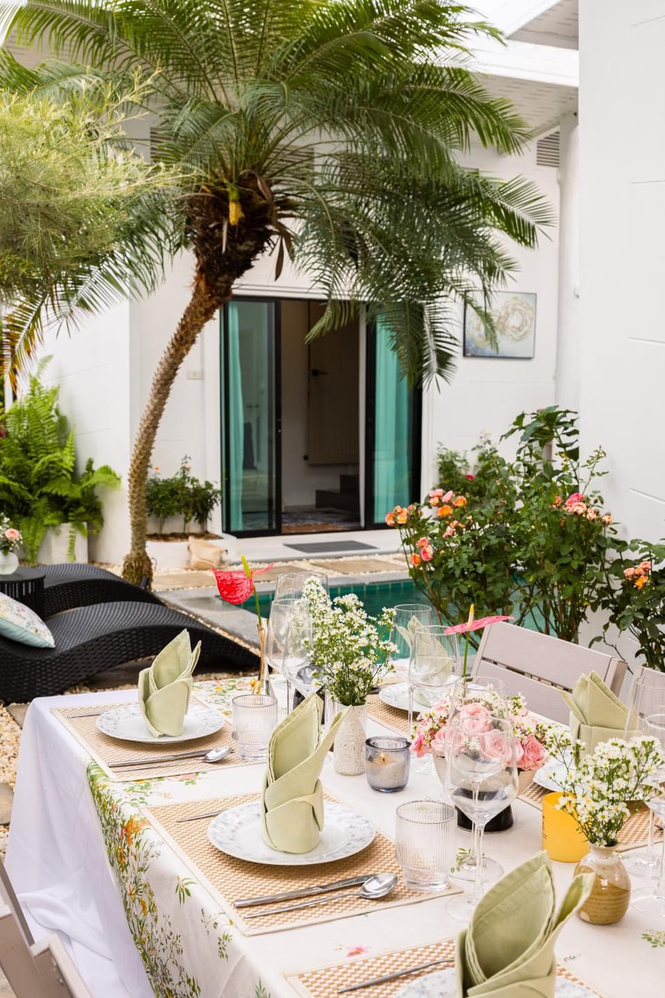 Seating area, Garden view