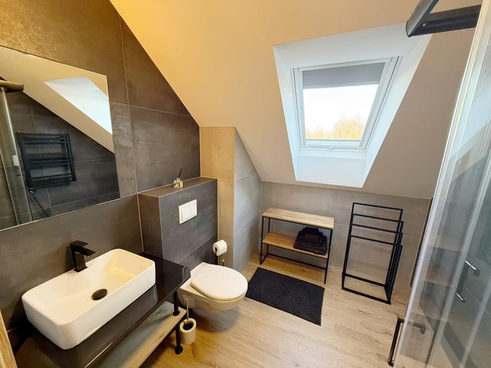 Toilet, Bathroom, towels