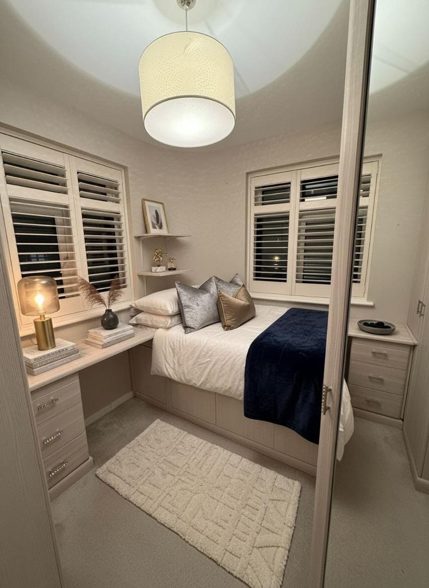 Bed, Photo of the whole room, Bedroom, wardrobe