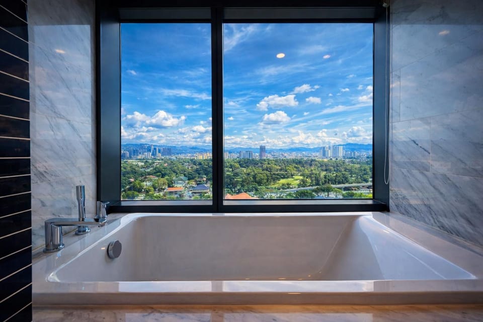 Natural landscape, Hot Tub, Bathroom, Bath