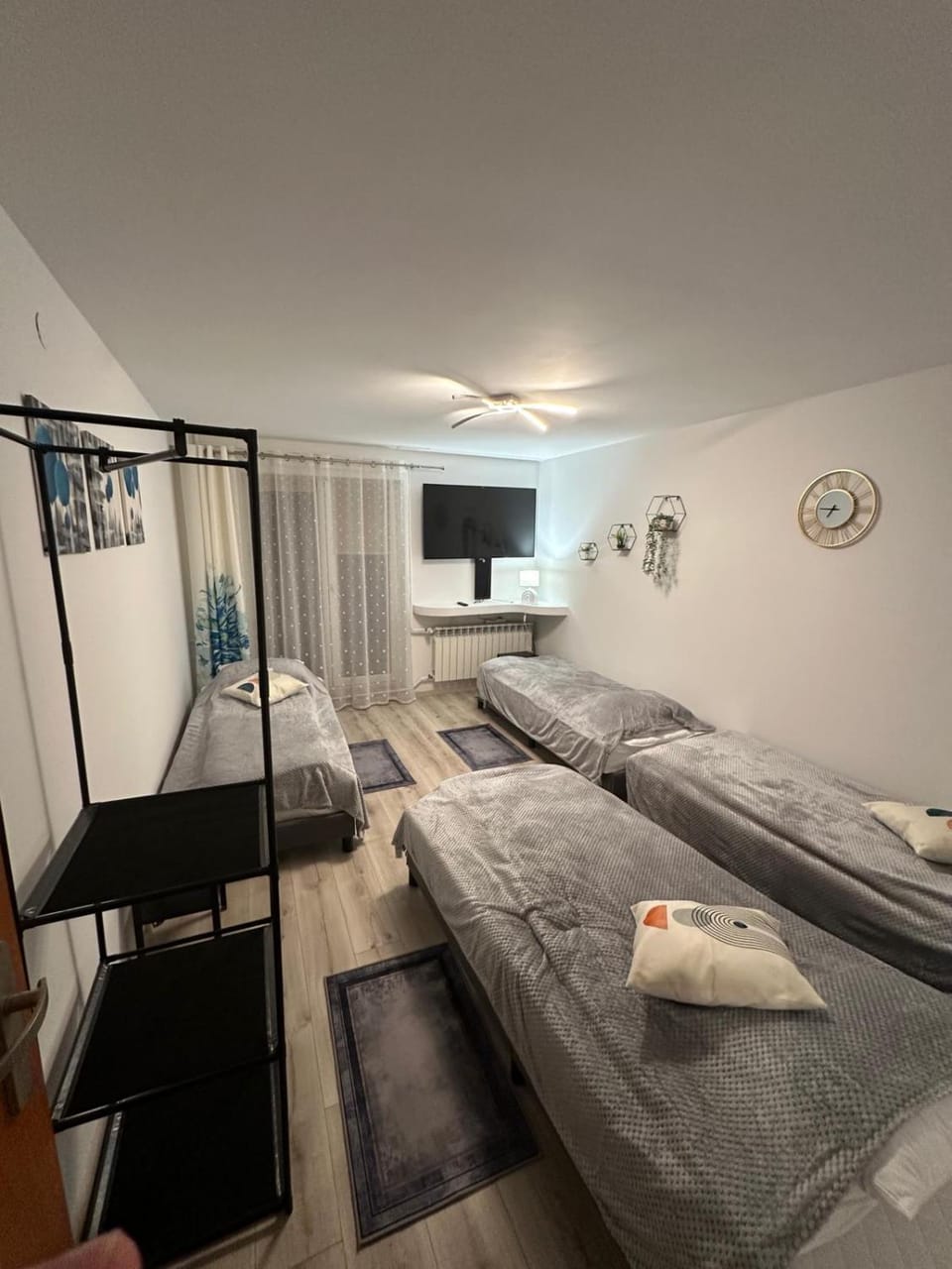 Bed, TV and multimedia