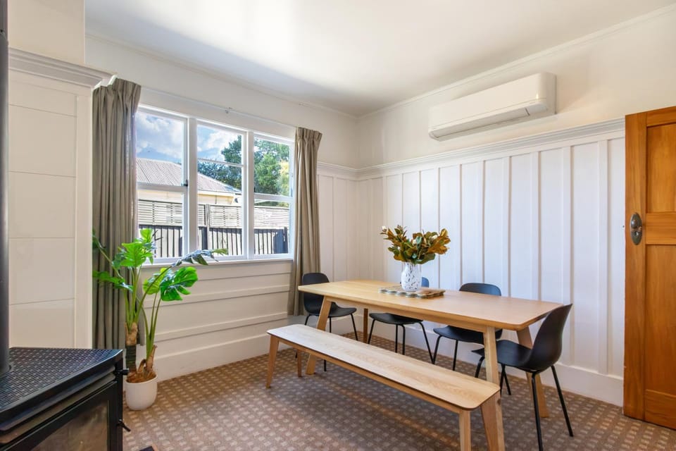 Dining area, air conditioner