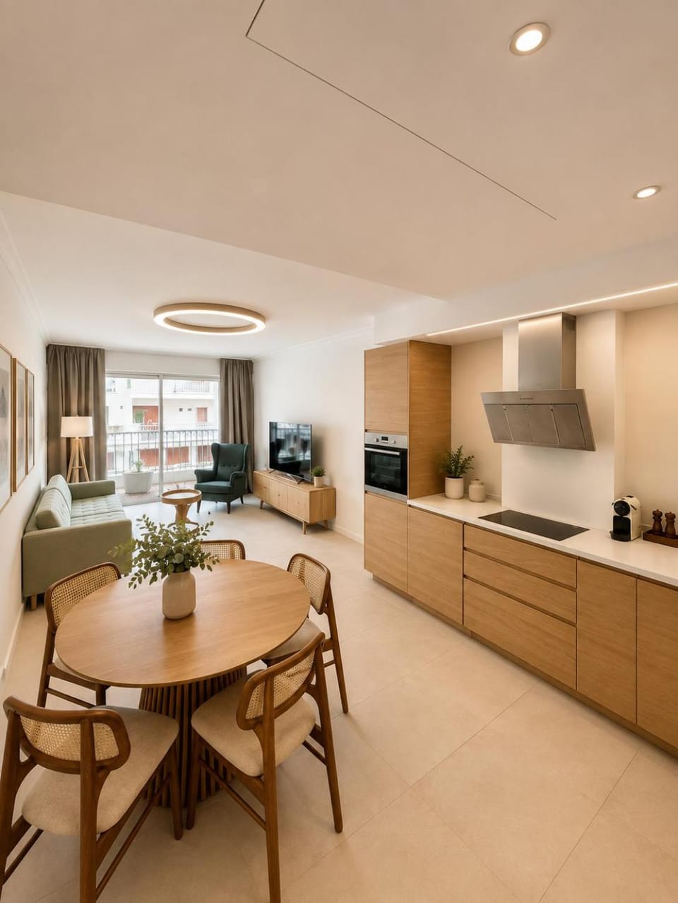 Kitchen or kitchenette, Dining area
