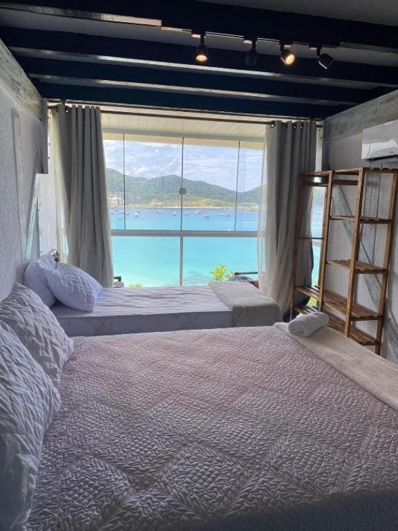 Bed, Natural landscape, Photo of the whole room, Bedroom, Lake view, River view, towels