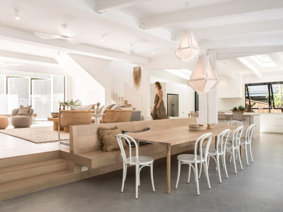 Living room, Seating area, Dining area