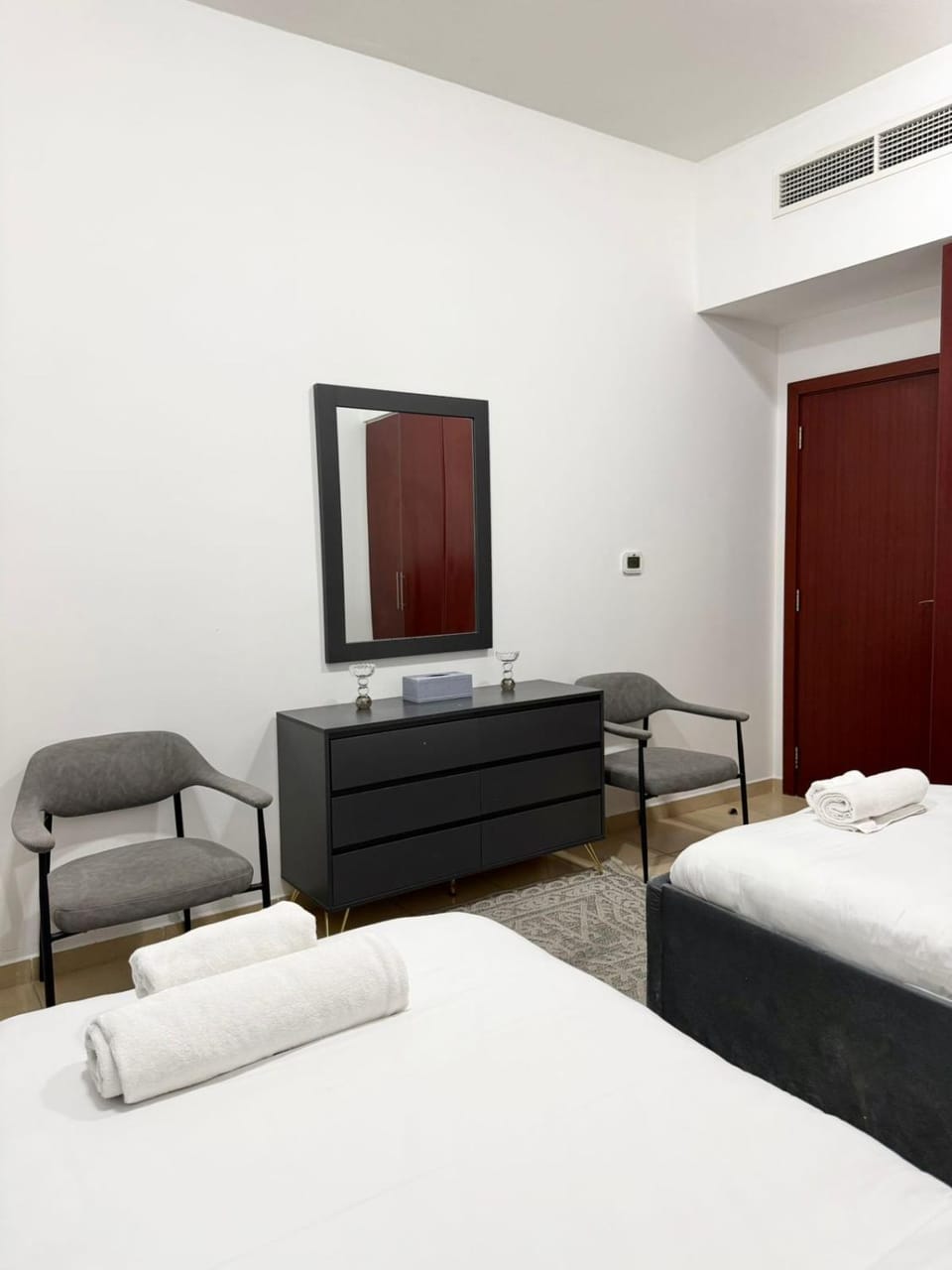 Seating area, Bedroom