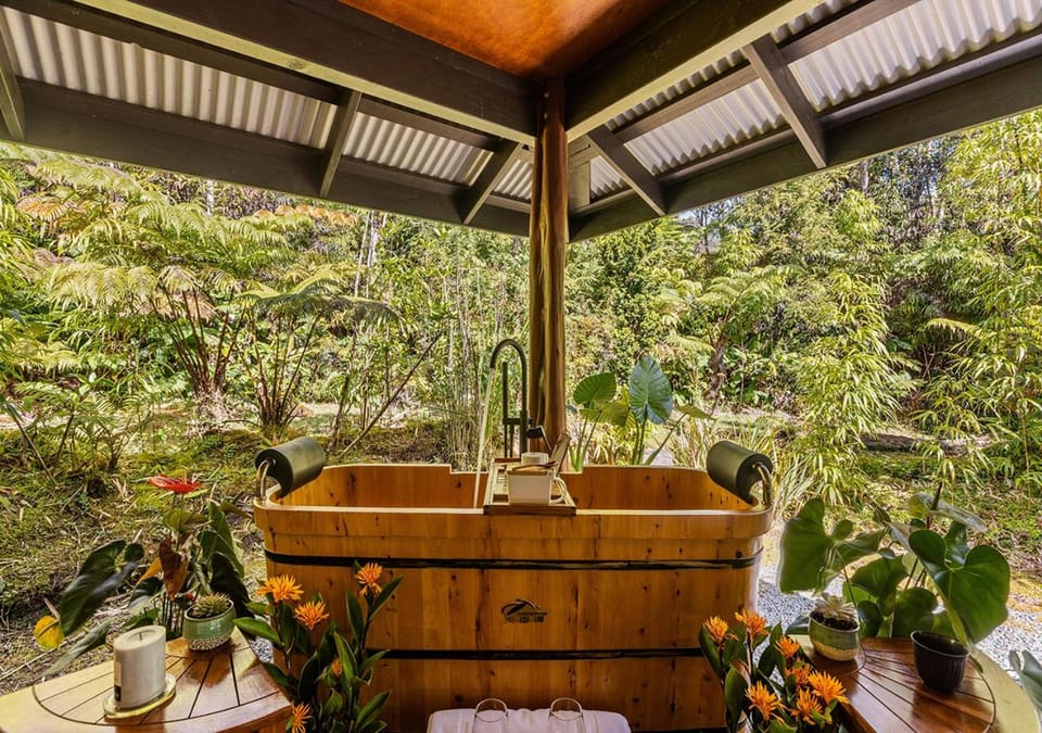 Natural landscape, Garden, Hot Tub, Garden view, Open Air Bath