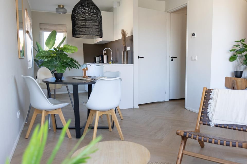 Living room, kitchen