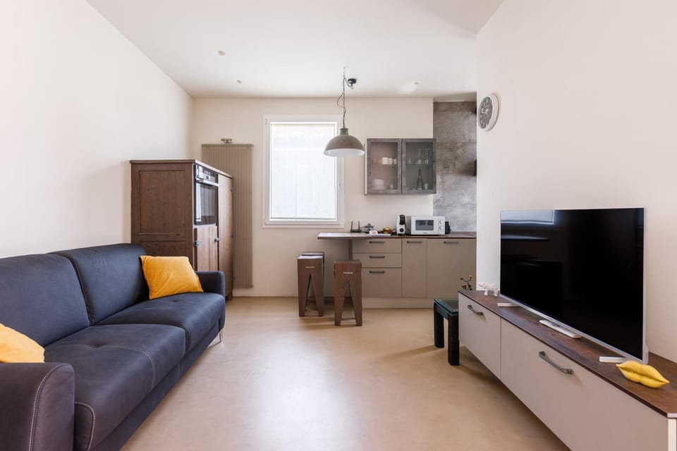 Communal lounge/ TV room, TV and multimedia, Kitchen or kitchenette, Living room, stove
