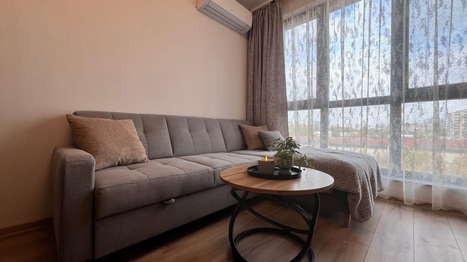 Living room, Seating area, air conditioner