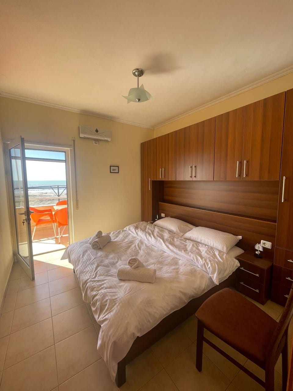 Bedroom, Sea view, wardrobe